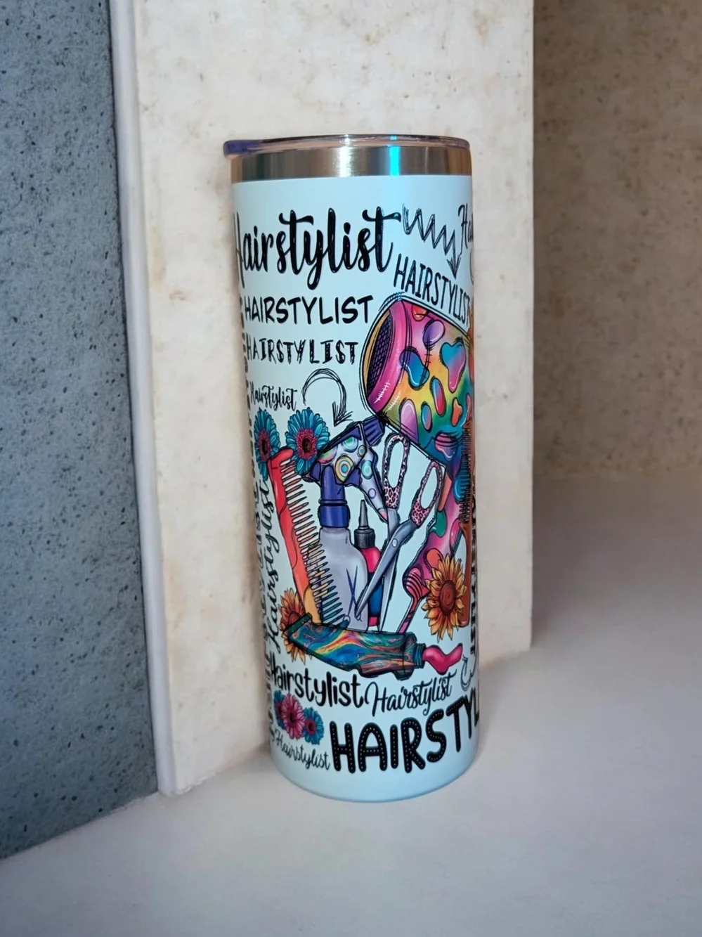 Hairstylist Stainless Steel Tumbler